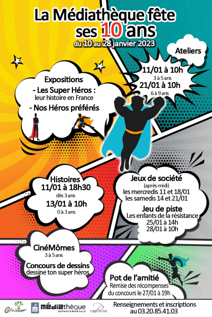 Notre médiathèque fête ses 10 ans !