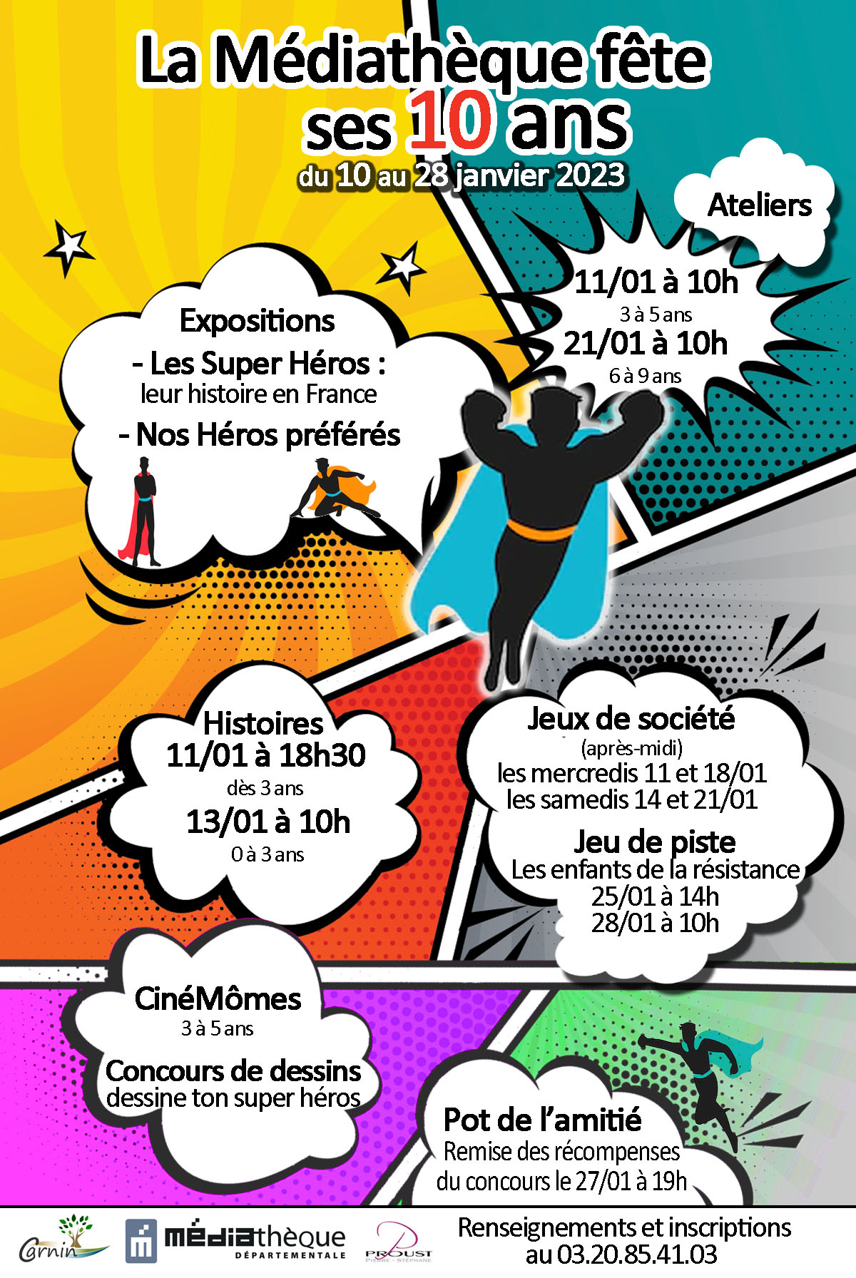 Notre médiathèque fête ses 10 ans !